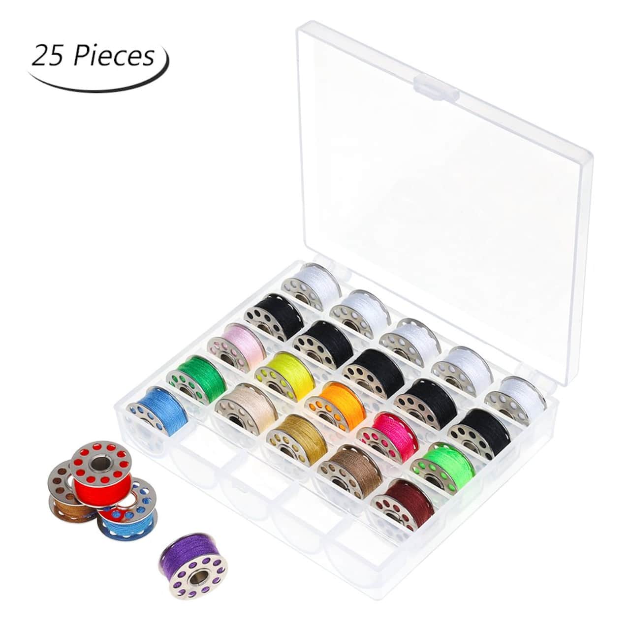 NEX™ 17 Color Cute Sewing Thread With Bobbins Set